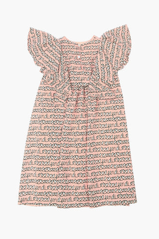 Hearts Printed Dress