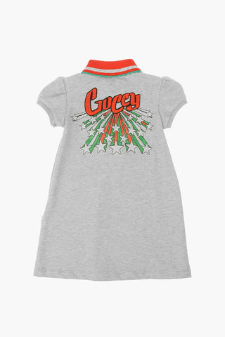 Stretch Cotton Printed Dress