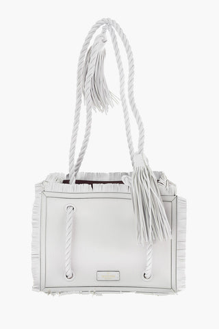 GARAVANI Borsa Tote in Pelle THE ROPE con frange
