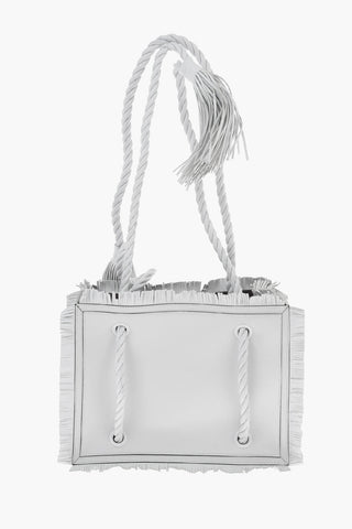GARAVANI Borsa Tote in Pelle THE ROPE con frange