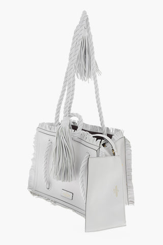 GARAVANI Borsa Tote in Pelle THE ROPE con frange