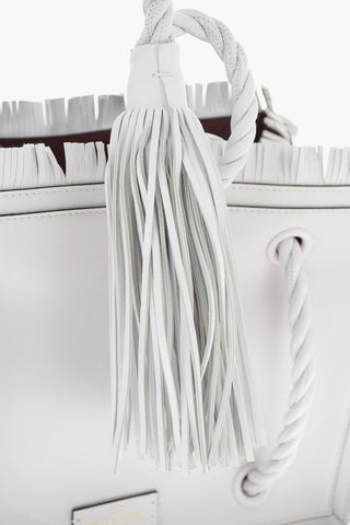 GARAVANI Borsa Tote in Pelle THE ROPE con frange