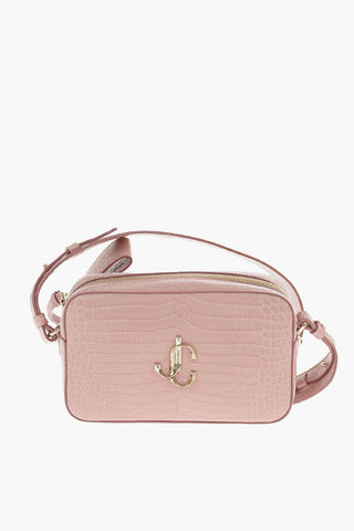Croco Printed Leather VARENNE Camera Bag