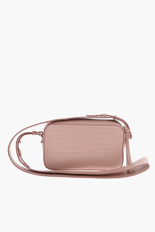 Croco Printed Leather VARENNE Camera Bag