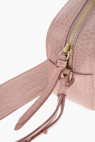 Croco Printed Leather VARENNE Camera Bag