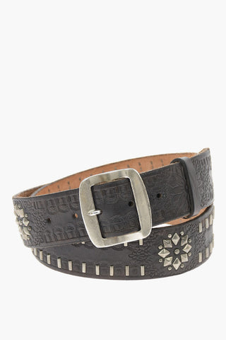 40mm Studded Leather GIPSY CARAVAN Belt
