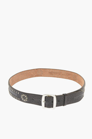 40mm Studded Leather GIPSY CARAVAN Belt