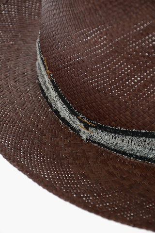rafia Bowler Hat