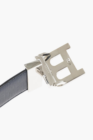 Reversible leather B BUCKLENAMEL Belt 35mm 