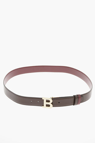 35mm reversible leather B OBLIQUE Belt