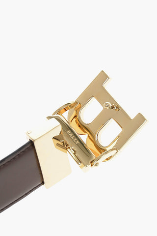 35mm reversible leather B OBLIQUE Belt