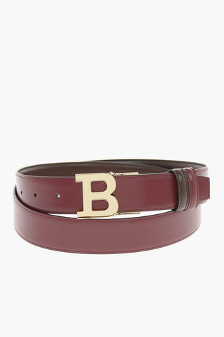 35mm reversible leather B OBLIQUE Belt