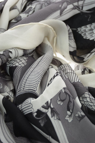 Printed Silk Foulard