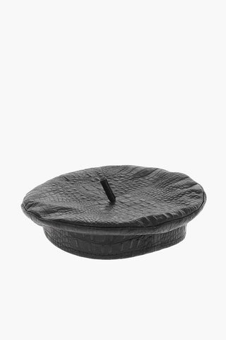 leather Beret