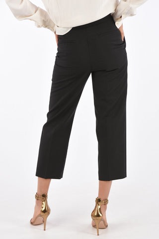 Hidden Closure Straight Fit Pants