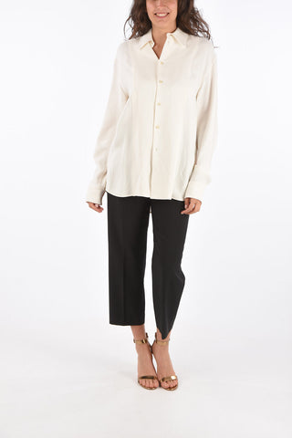 Hidden Closure Straight Fit Pants