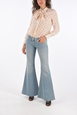 Low Rise Bootcut Jeans