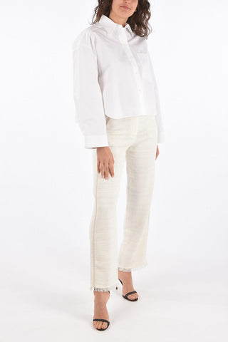 LE BLANC Box Fit Spread Collar Shirt