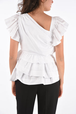 Draped Flounced Top