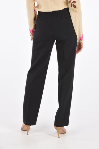 High Waist Straight Fit Pants