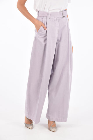 Pantaloni Wide Leg PODIUM con Cintura