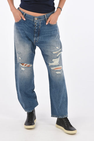 Jeans Baggy Fit in Denim Destroyed