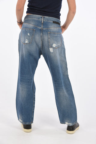 Jeans Baggy Fit in Denim Destroyed