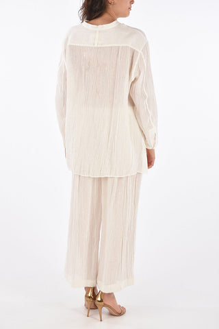 Ruched Pajama Tailleur