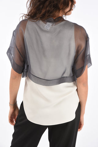 Silk One Button Shrug