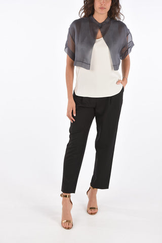 Silk One Button Shrug