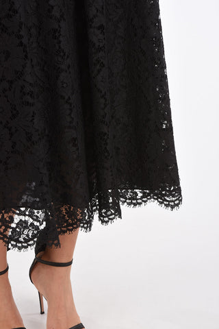 GARAVANI Lace Flared Skirt