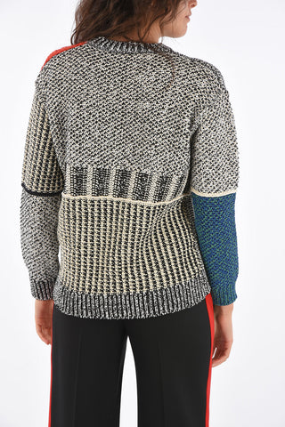Häkelpullover mit Rundhalsausschnitt