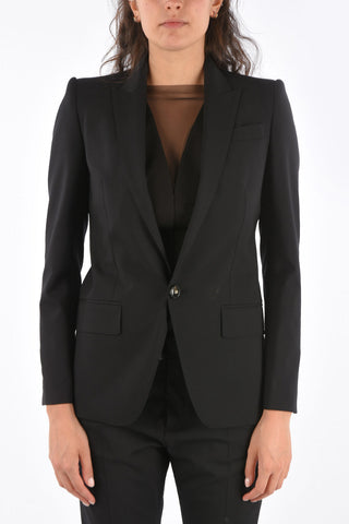 Lined Peaked Lapel Suit