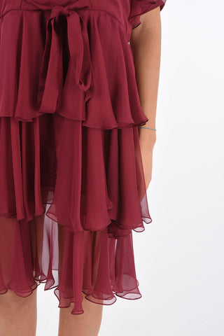 Draped Asymmetrical Dress