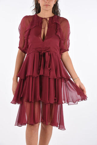 Draped Asymmetrical Dress
