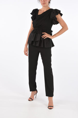 Draped Flounced Top
