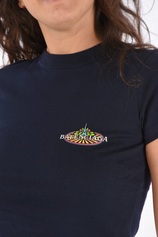 T-shirt BONJOUR con Stampa