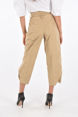 Pantaloni a Vita Alta con  Doppia Pince 