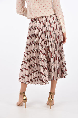 GARAVANI Monogram Accordion Skirt