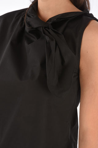 Sleeveless Crew-Neck Top