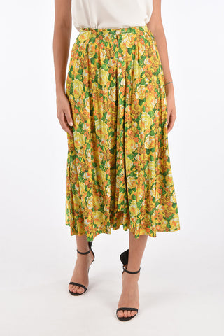 Floral Printed Unstructured Skirt
