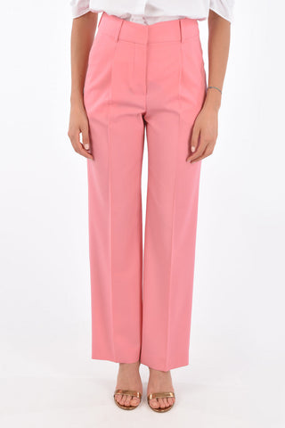 High Waist Single Pleat Pants