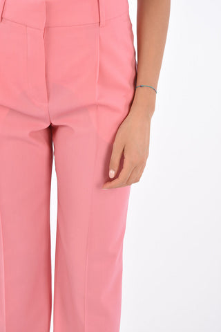 High Waist Single Pleat Pants