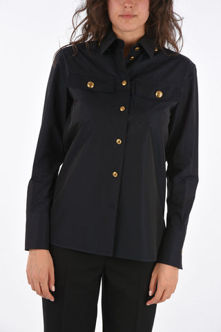 Two Pocket Spread Collar Shirt
