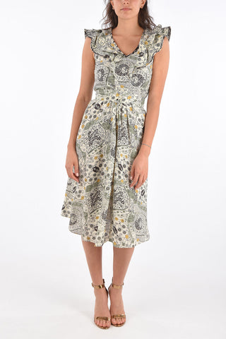 ÉTOILE Belted CORALINE Flared Dress