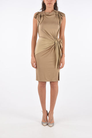 Draped Sleeveless Dress
