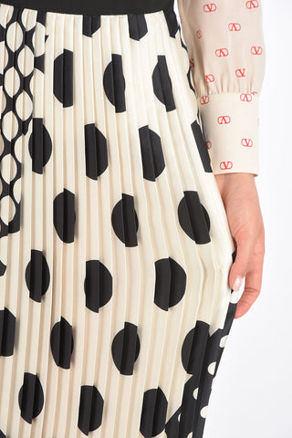 Polka Dot SAREAN Accordion Skirt