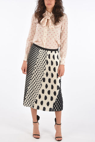 Polka Dot SAREAN Accordion Skirt
