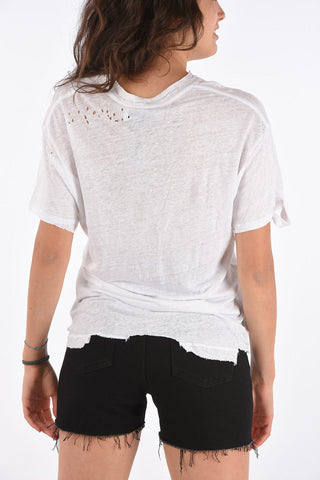 Linen Distressed T-shirt