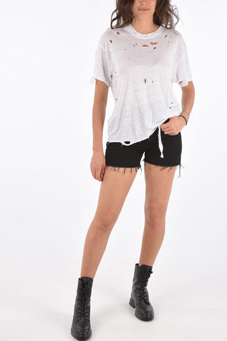 Linen Distressed T-shirt